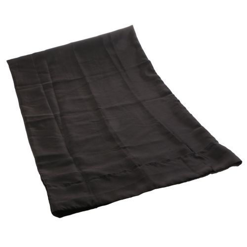 Soft Satin Pillowcase  Cover Without Zipper - Queen  Black