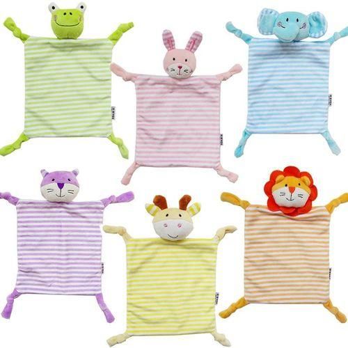6PCS Newborns Infant Reassure Towel Baby Toys Educational