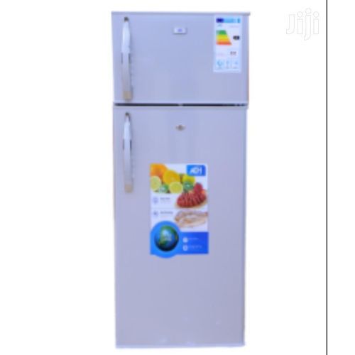 ADH 358L Double  Door  Big Top Mount Refrigerator - Silver
