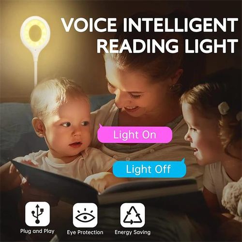 USB LED light intelligent voice control light eye protection night light 24 LED
