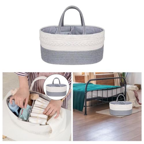 Baby Diaper Large Nursery Organizer Tote Bag Removable