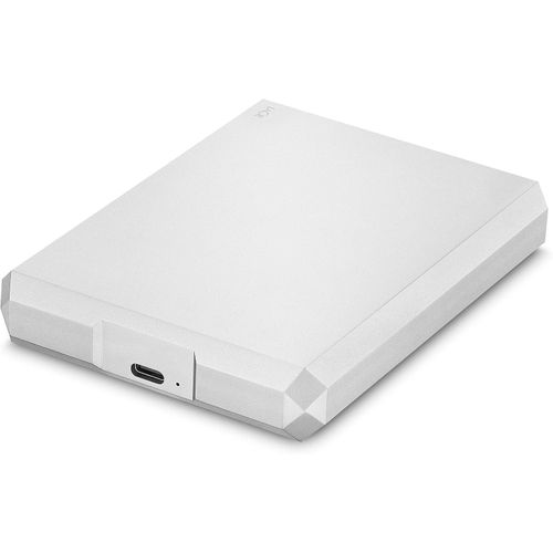 Mobile Drive, 5TB, External Hard Drive, Moon Silver, USB-C, 2 year Rescue Services (STHG5000400)- Silver