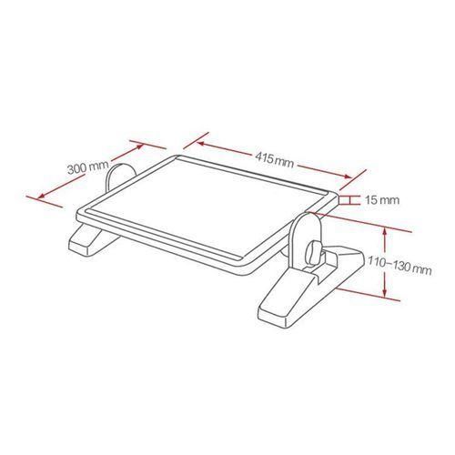 Foot Rest, Height Angle Adjustable Ergonomic Leg Support Foot Stool,