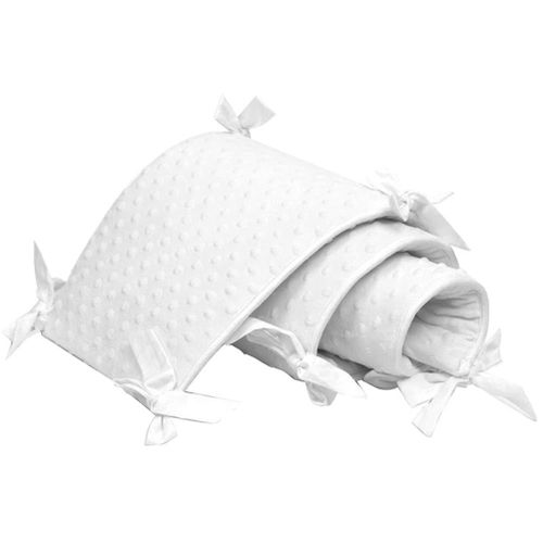 4Pcs Infant Crib Bumper Pads Machine Washable Padded Crib Liner for Standard Cribs,Default NO5245