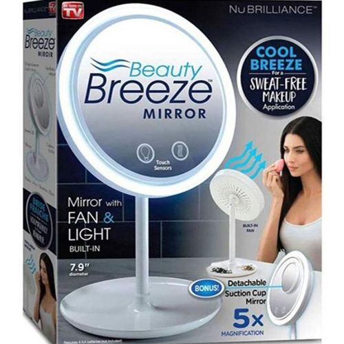 Makeup Mirror With Lights And Fan, Studio Makeup Mirror
