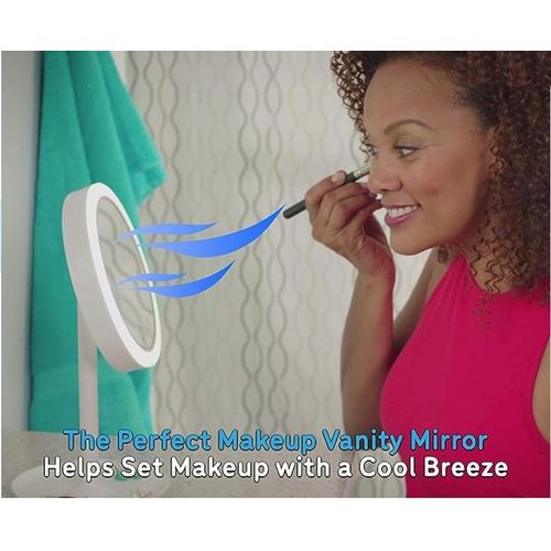 Makeup Mirror With Lights And Fan, Studio Makeup Mirror