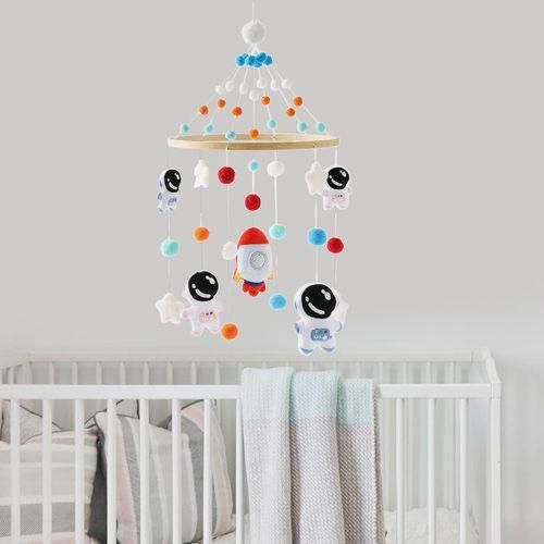 Baby Crib Mobile Spaceman Unique Bed Hanging Pendants Toy