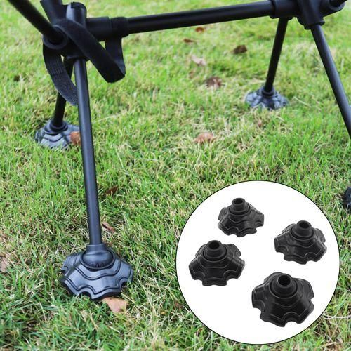 4x Chair Feet Floor Protectors Outdoor Chair Leg Tips 15mm NO5124