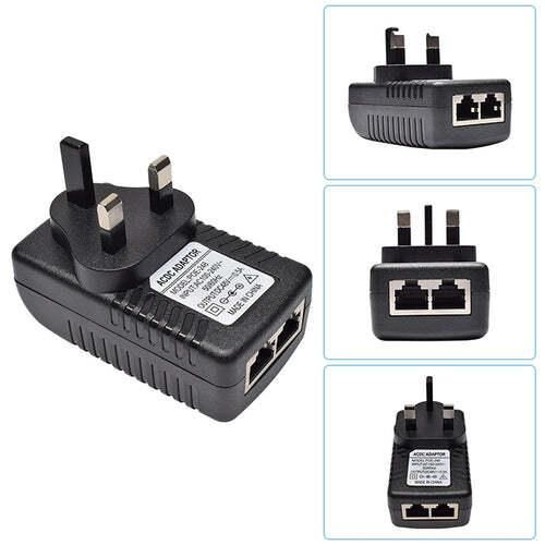 48V (0.5A) Gigabit PoE adapter