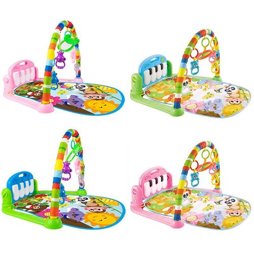 Baby Play Mat Toys for 0-3-6-12 Months Activity Jungle Gym Playmat Tummy Time Mat with Piano Newborn Infant Toy New NO5146