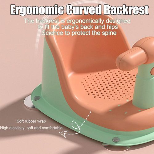 Baby Bathtub Seat Chair Non-Slip Infants Bathtub Chair for 6-18 Months Baby