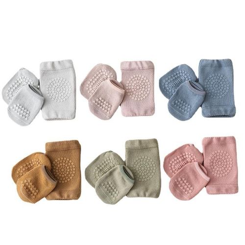 Baby Crawling Anti-Slip Knee Pad and Socks Set Unisex Toddler Learn to Walk Accessory NO