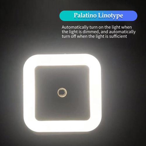 1PCS Wall-mounted Sensor Night Light Automatic On/Off LED Sensor Lights Plug into Wall Light Stair Lamp for Stairway Bathroom Kids Room Garage Cabinet Bedroom NO5111
