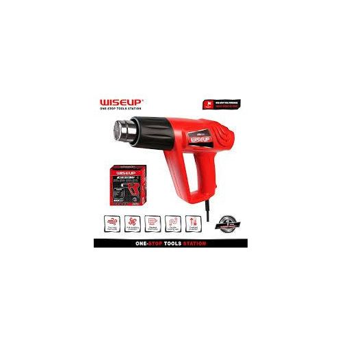 2000W Hot Air Gun Heater Temperature Adjustable Hot Air Blower Electric Welding Air Gun Car Film Hair Dryer Hot Airs Gunw Shrink - Red