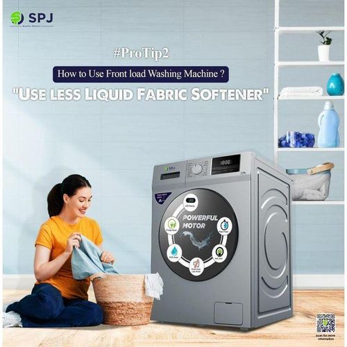 SPJ 12Kg Front Load Fully Automatic Washing Machine -Grey