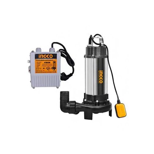 INGCO Sewage Submersible Water Pump 1500W 2HP Max Head 14.5m SPDB15008-5