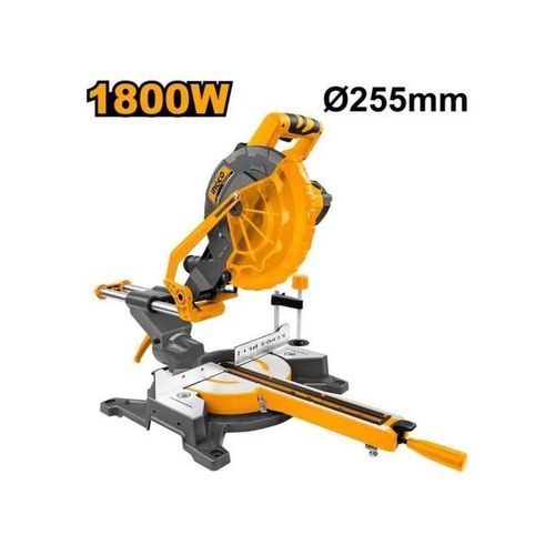 INGCO MT2S18002 Mitre Saw And Table Saw - 1800W, 3600rpm, 305mmx30mm Blade, 310mmx480mm Table, Versatile Cutting Capabilities