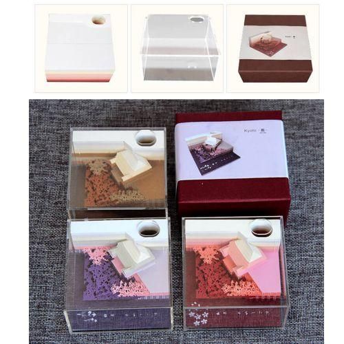 3D Exquisite Art Sticky Stereoscopic Post Note Paper