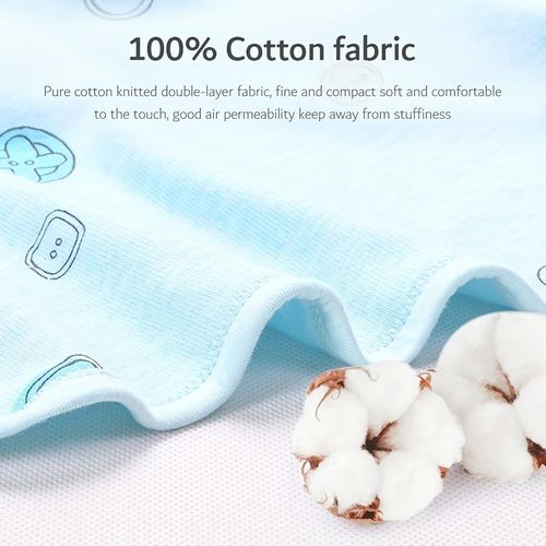 Cartoon Printed Head Guard Pure Cotton Sleeping Bag For Baby 0-3 Months