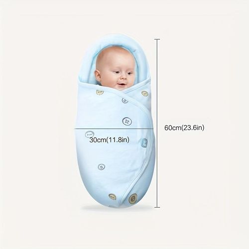 Cartoon Printed Head Guard Pure Cotton Sleeping Bag For Baby 0-3 Months