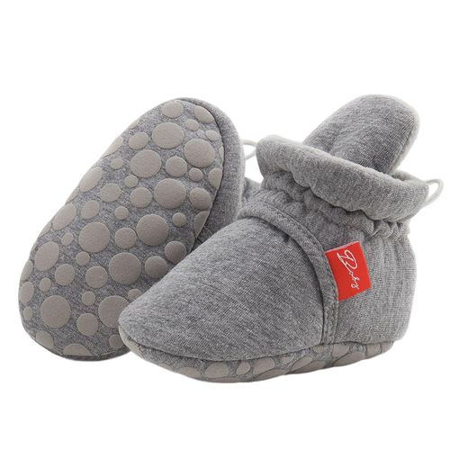 Toddler Soft Sole Warm Booties Comfortable without Grinding Feet Suitable for Dress Skirt Jeans,Dark Gray,11cm NO5114
