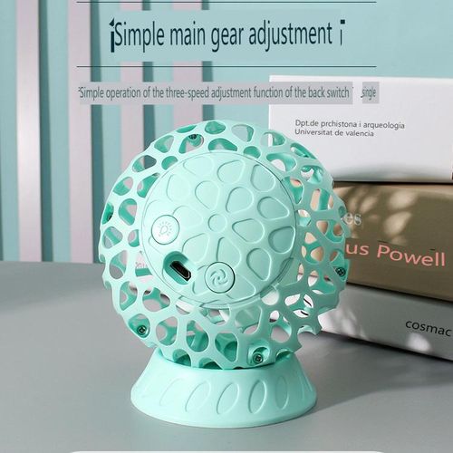 Night Light with fan  USB blue pink & yellow