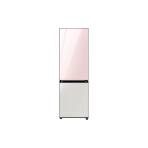 Samsung RB33 T307058 BMF Bespoke2 Door 339 Ltrs Bottom Freezer White And Pink Refrigerator