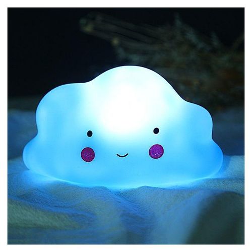 Cartoon Flaky Clouds Colorful Small Night-light  Bedside Lamp(Blue)