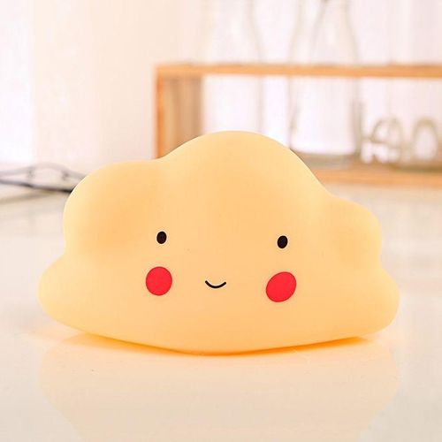 Cartoon Flaky Clouds Colorful Small Night-light  Bedside Lamp(Blue)