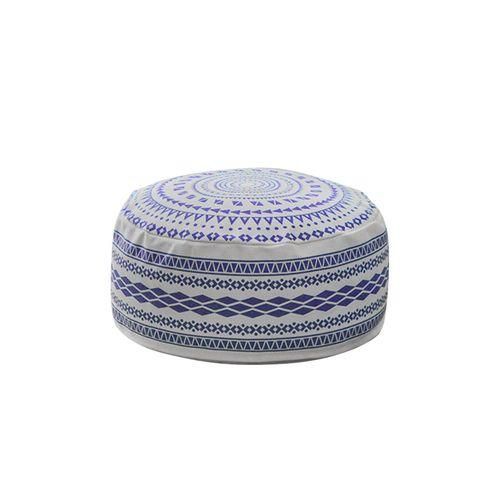 Unstuffed Pouffe Cover Storage Solution Large For Blue