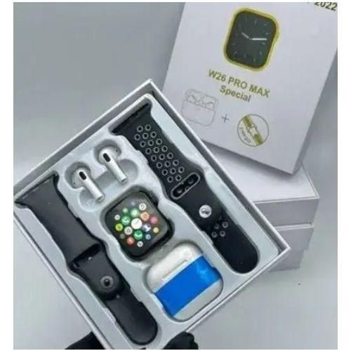 Other W26 Pro Max Smart Watch Series 8 + Free Airpods - Black