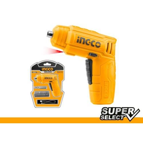 INGCO CSDLI0402 - Lithium-Ion Cordless Screwdriver - Orange