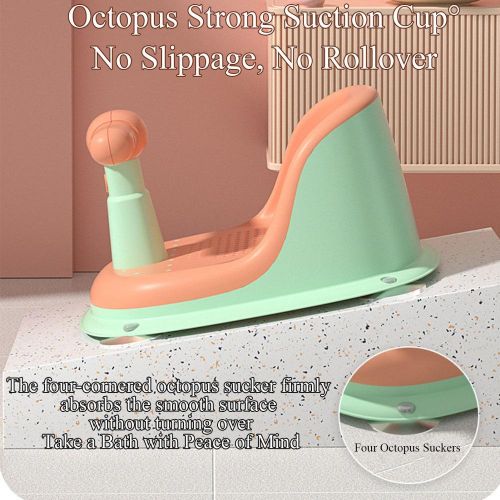 Baby Bathtub Seat Chair Non-Slip Infants Bathtub Chair for 6-18 Months Baby NO5273
