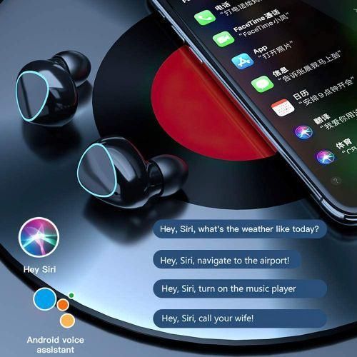 Other Earbuds Wireless Headsets Bluetooth Earphones Stereo Black
