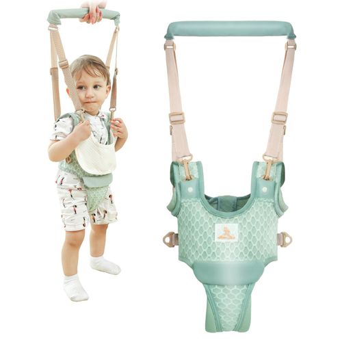 Toddler Walking Harness Healthy and Labor Saving Safety Toddler Belt for Thoughtful Baby Shower Gift,Mint Blue NO5235