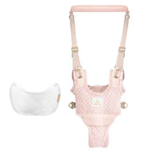 Toddler Walking Harness Healthy and Labor Saving Safety Toddler Belt for Thoughtful Baby Shower Gift,Cherry Blossom Pink NO5148