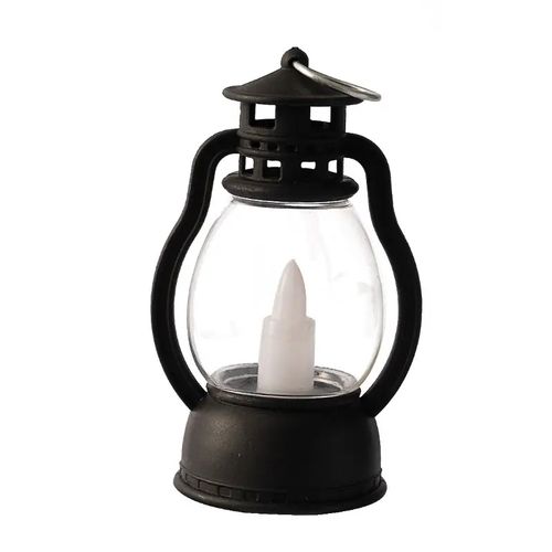 Small Led Lights Lantern Decoration Home Light Table Decor Plastic Lamp Party Maker, black