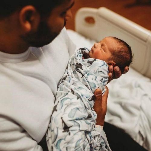 2Pcs Newborn Baby Sleep Sack Baby Swaddle Wrap Blanket and Hat Infant Receiving Blanket Baby Shower Swaddle Gift  C
