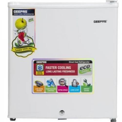 Geepas 60L Single Door Refrigerator- White