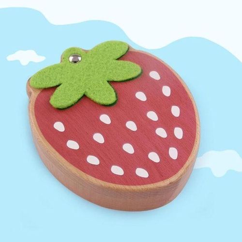 Strawberry Preserved Baby Teeth Wooden Preservation Box