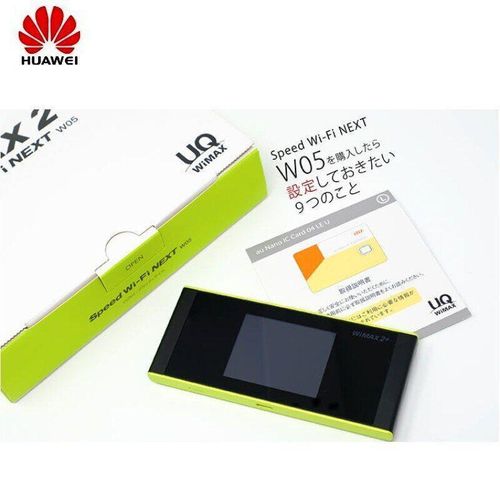 Travel Mobile Wifi Hotspot Speed Wi-Fi NEXT WiMAX 2 W05 4G LTE FDD Band1/3/18/42 MiFi Modem Cat12 up to 758Mbps LTE Dual-Band Portable Pocket Sim WIFI Router- Multicolor