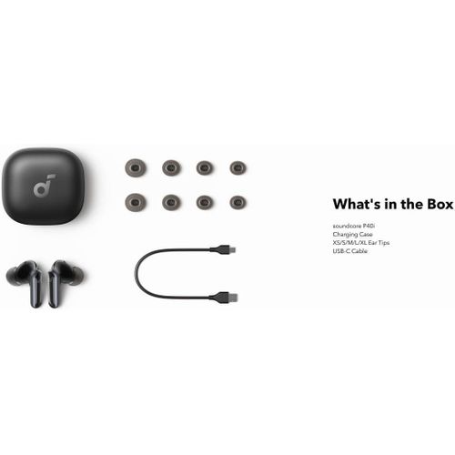 Soundcore P40i by Anker, Noise Cancelling Wireless Earbuds, Adaptive Noise Cancelling to Environments, Heavy Bass, 60H Playtime, 2-in-1 Case and Phone Stand, IPX5, Wireless Earphone Charging, Bluetooth 5.3- Multicolor