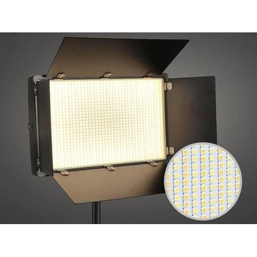 Professional Photo & Video Led Pro Light Kit Varicolor 600-Bulb LED Mountable Video Light With Remote Control Power Adapter For Tiktok Film Videography And Photography Shooting- Multicolor