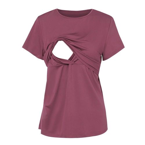 Nursing Breastfeeding Top Loose Plus Size T-shirt For Lactation Period Wear
