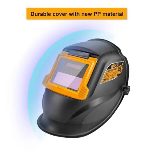 INGCO Auto Darkening Welding Helmet - Black & Yellow