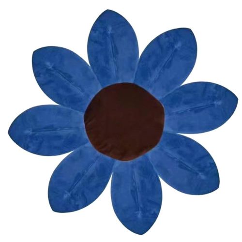 Newborn Baby Foldable Bathtub Pad Soft Flower Petal Shape Infant Shower Cushion Mat New,Blue NO5114