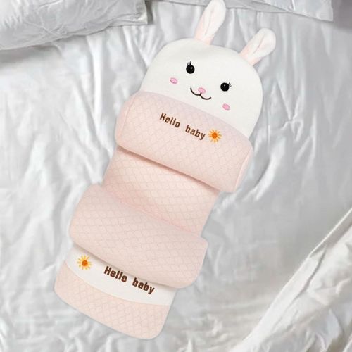 Prevent Flat Head Cartoon Cute Pink Bunny