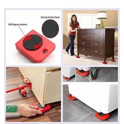 Moving Helpers Rack And Rollers,  - Red,