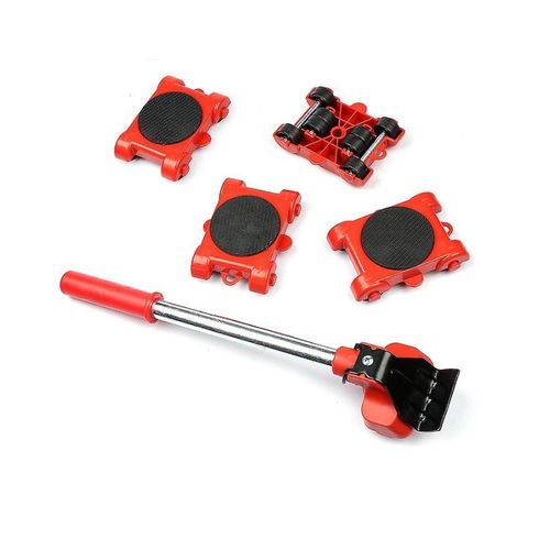 Moving Helpers Rack And Rollers,  - Red,