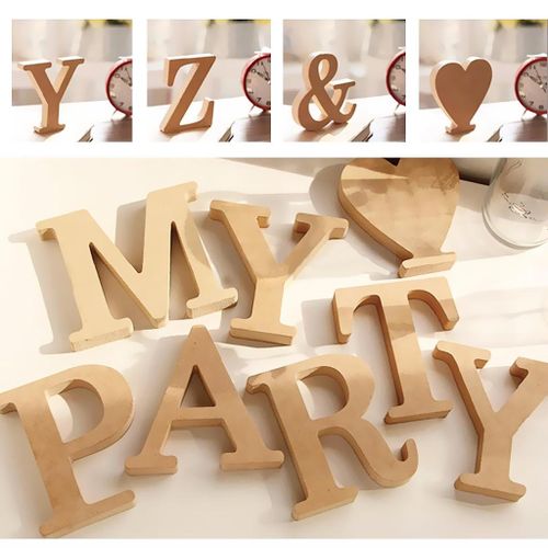 Wooden Capital Letter Alphabet And Letters Plaque Wooden